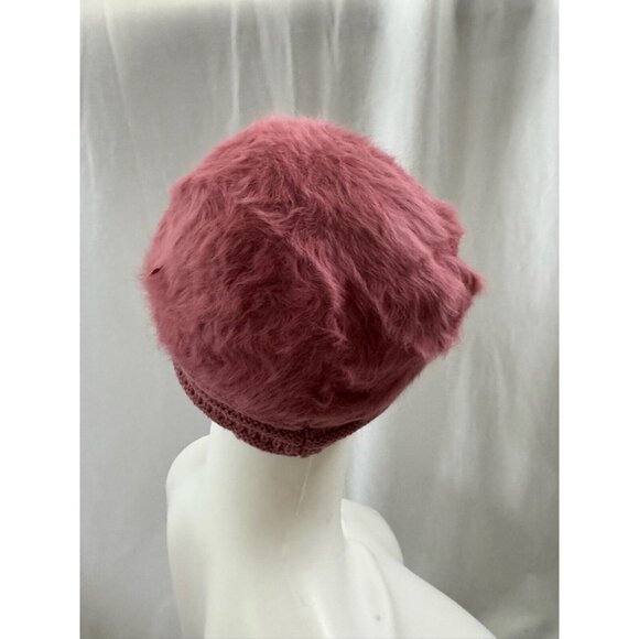 DAIMARAN Alicia Women's Wool Knitted Beanie Winter Hat Light Malbec ONE SIZE - Picture 5 of 5